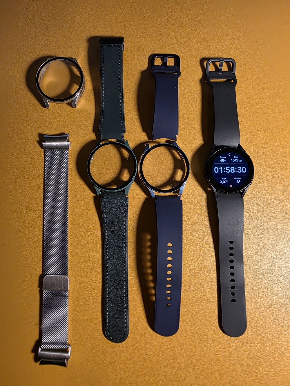 Samsung Black Galaxy Watch 5 40mm with Interchangeable Bands